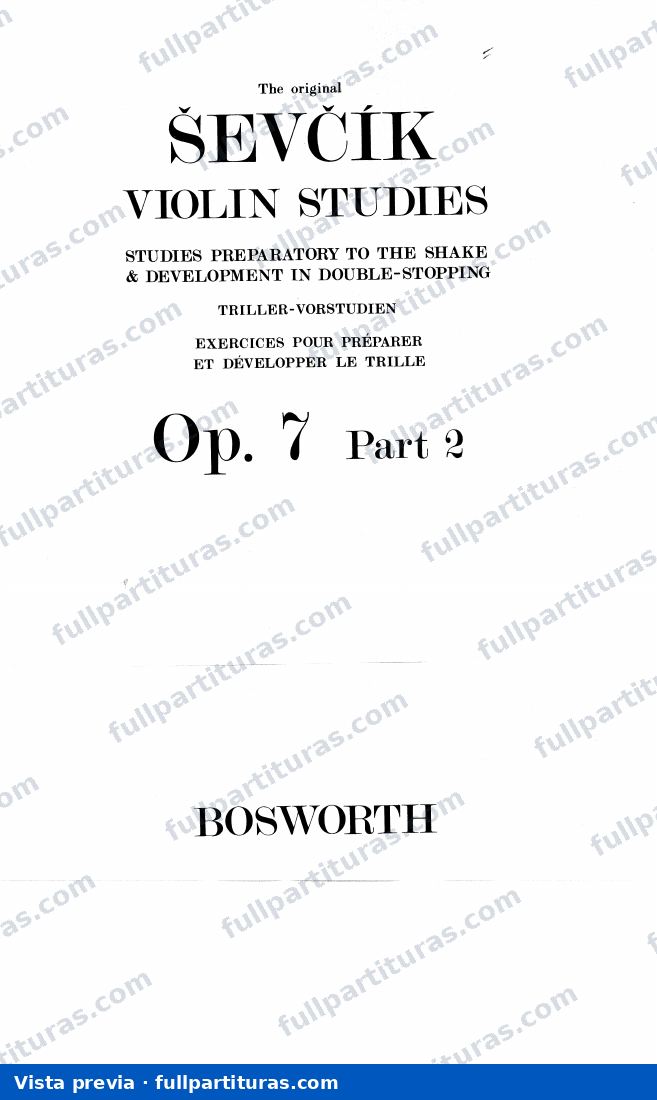 Estudios Preparatorios Op. 7: Libro 2 — preview