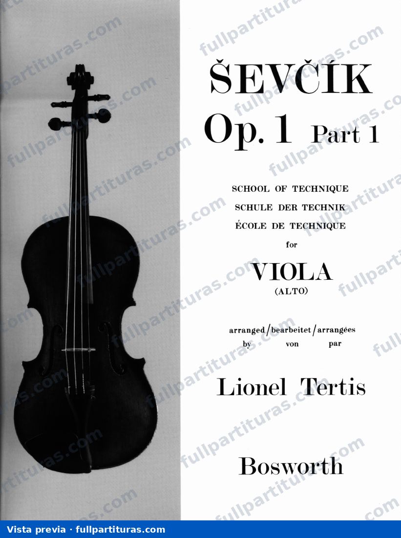 Estudios Preparatorios Op. 7: La escuela de la técnica Op. 1 libro 1 — preview