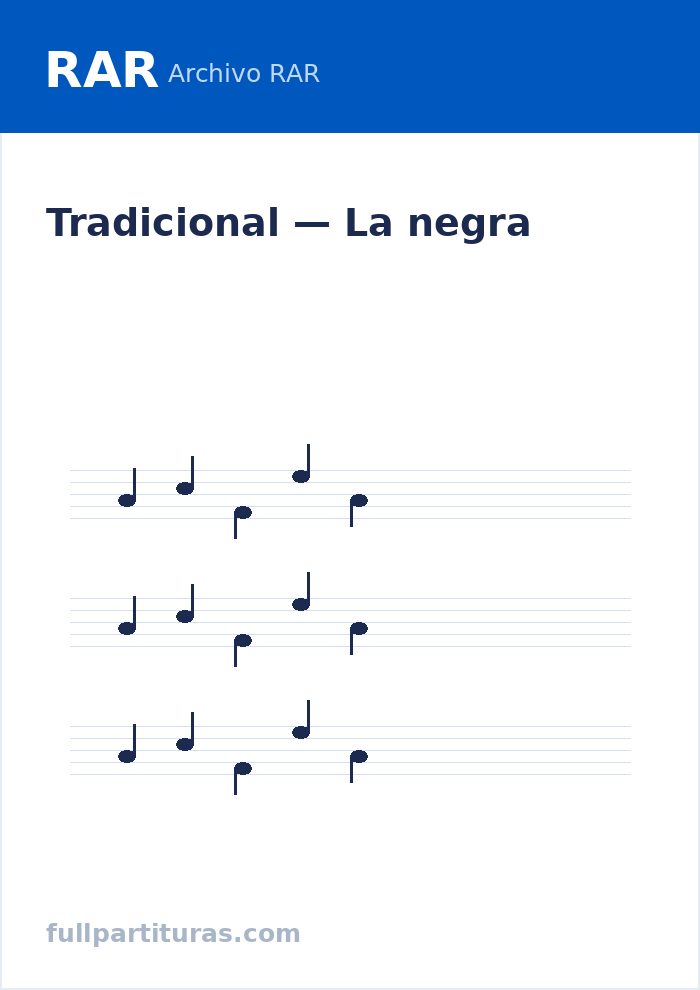 La negra — preview