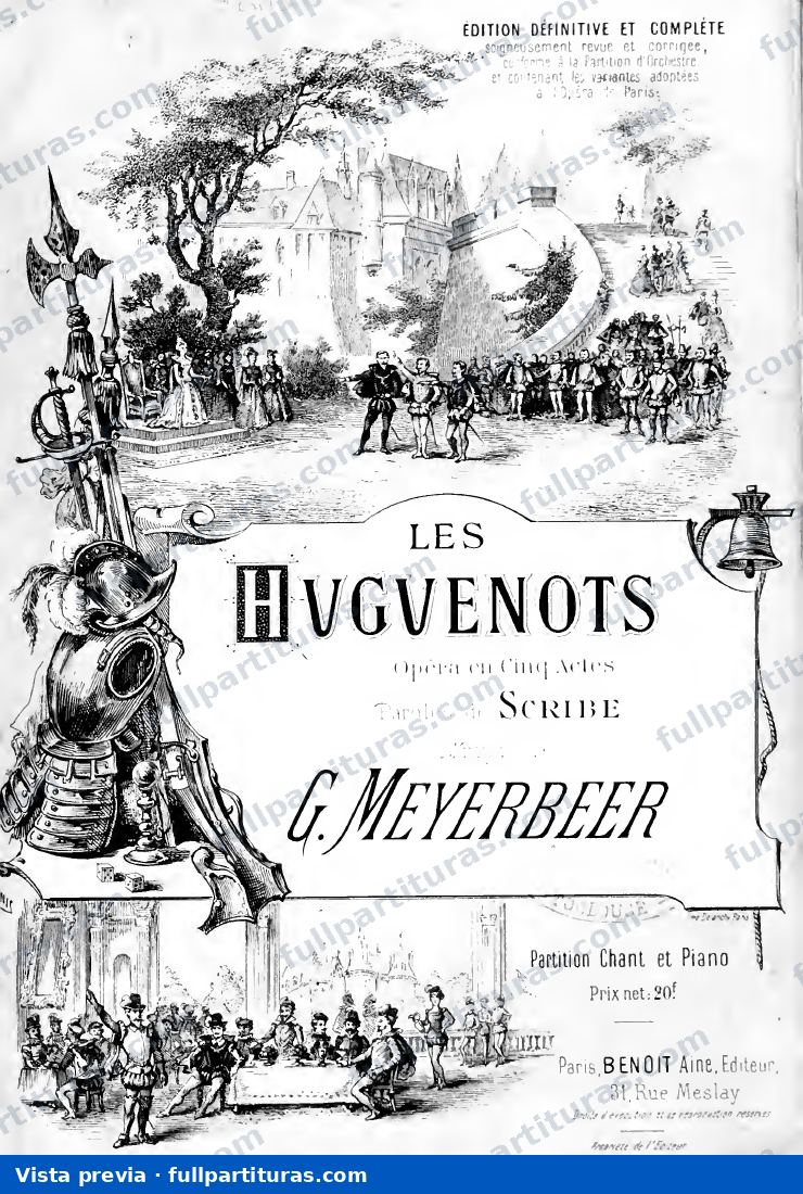 Les Huguenots: Prólogo, Acto 1 y Acto 2 — Vorschau