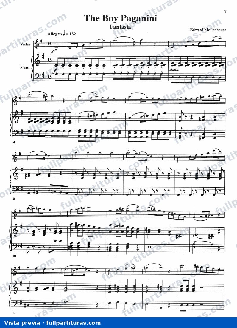 El Paganini niño — preview