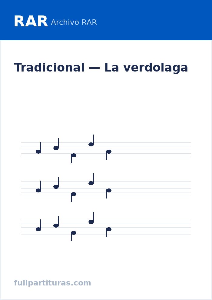 La verdolaga — anteprima