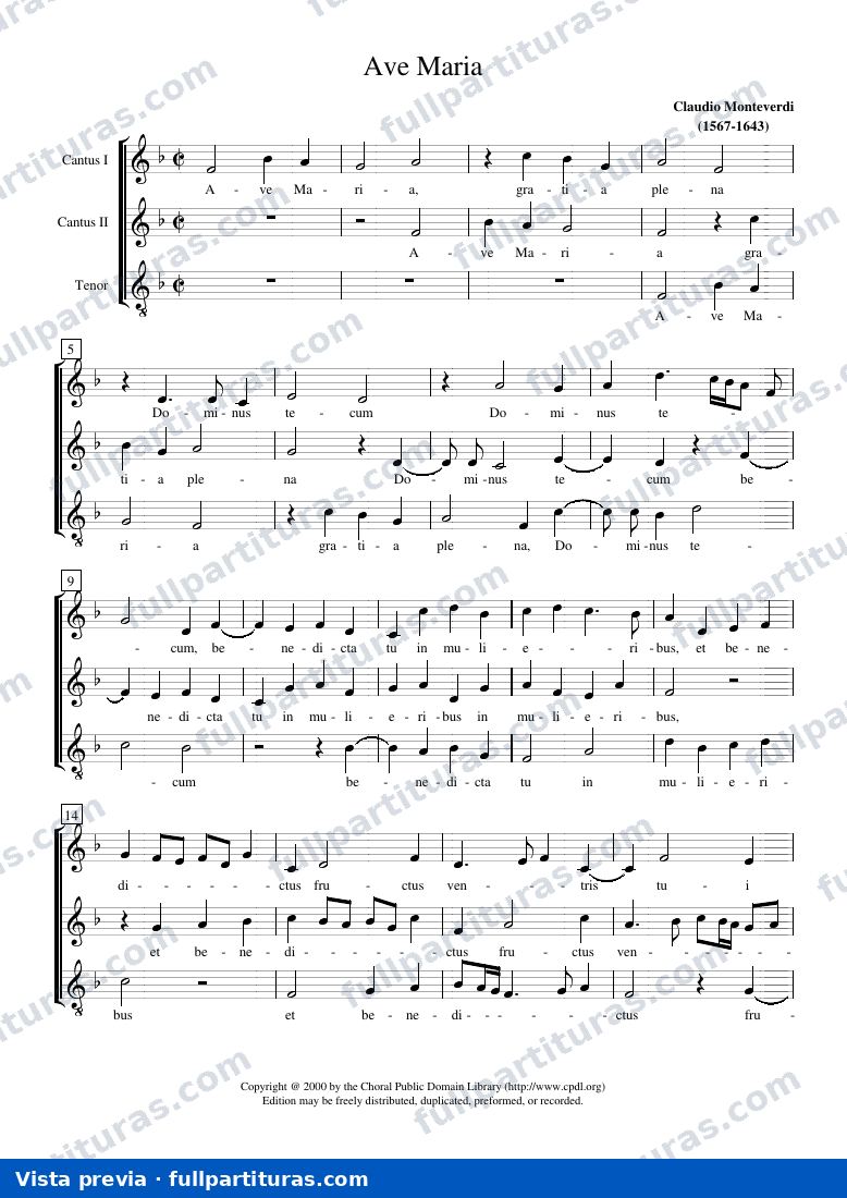 Ave Maria — preview