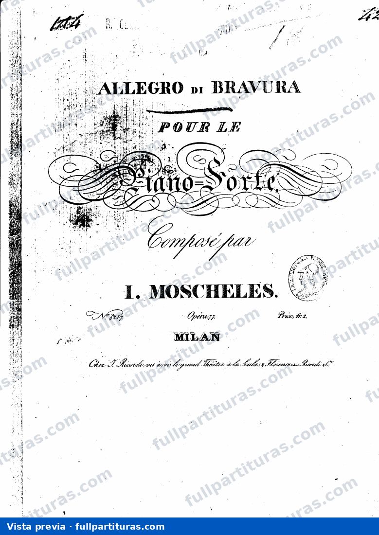 Allegro di Bravura op. 77 — preview