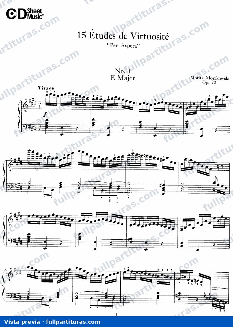 15 Estudios de virtuosismo Op. 72 — preview