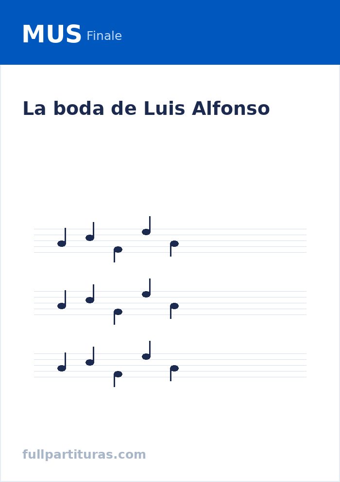 La boda de Luis Alfonso — Vorschau