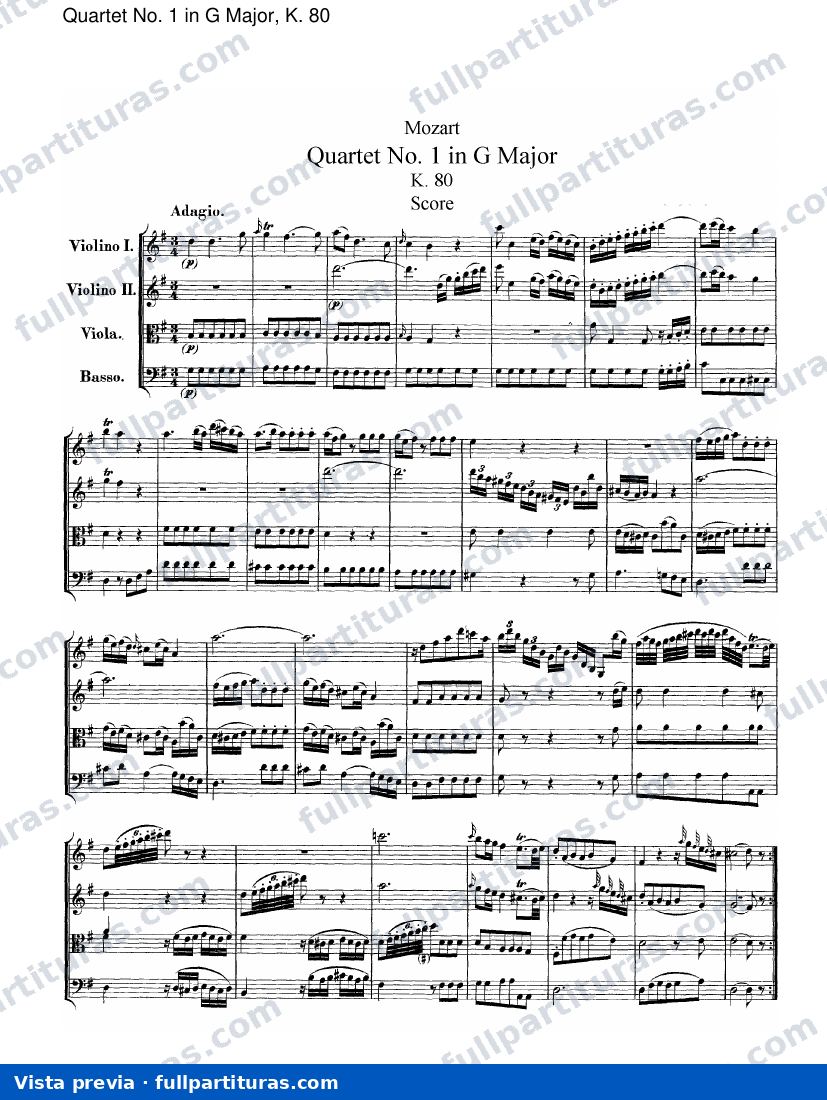 Partitura completa — vista previa