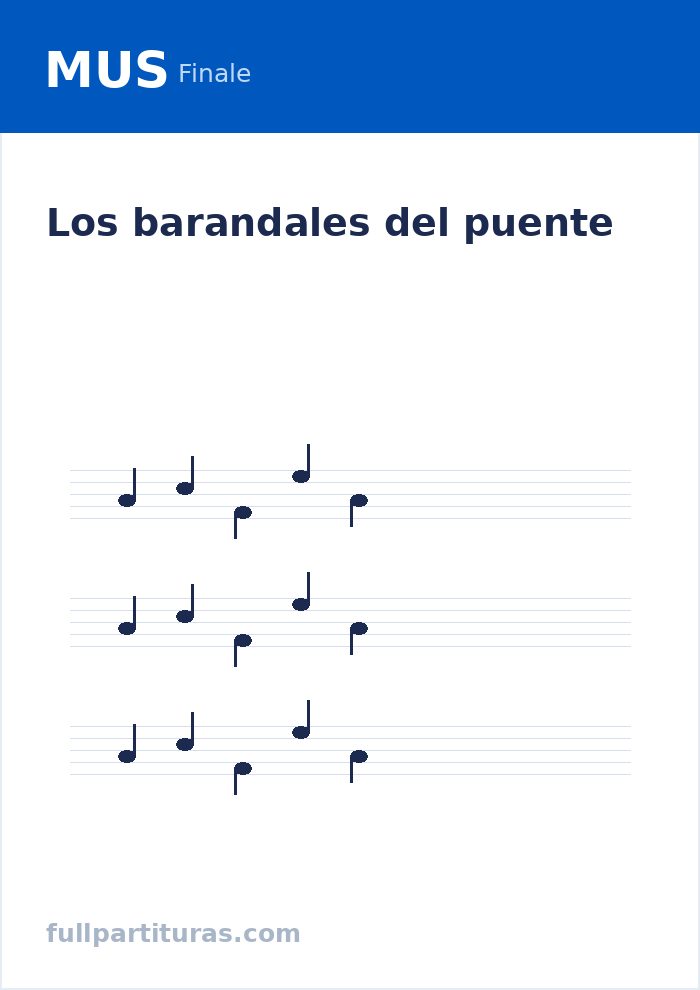Los barandales del puente — anteprima
