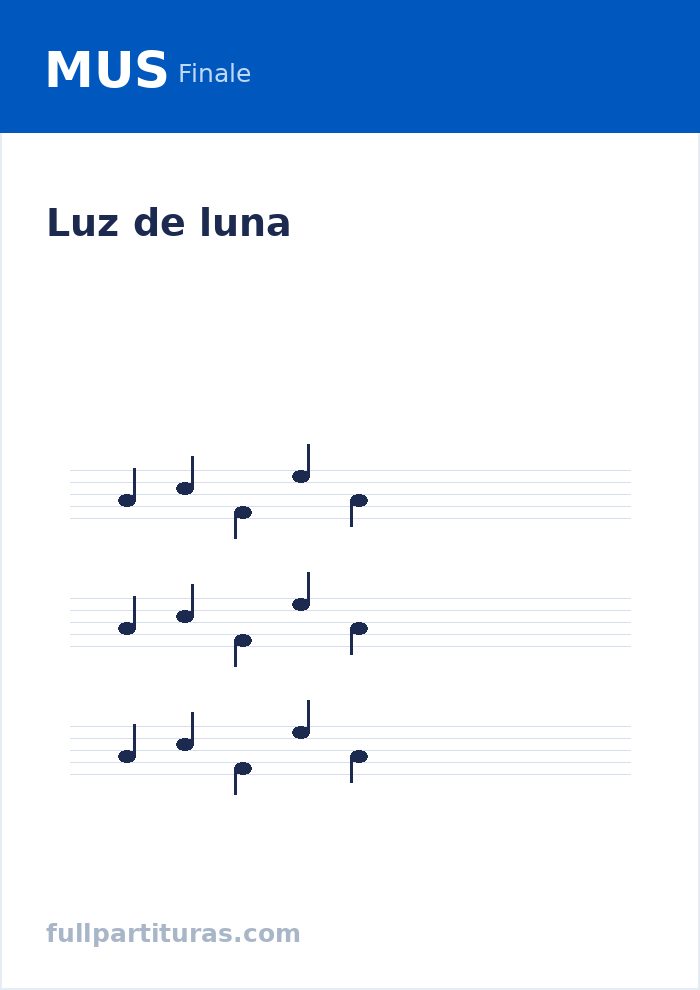 Luz de luna — aperçu