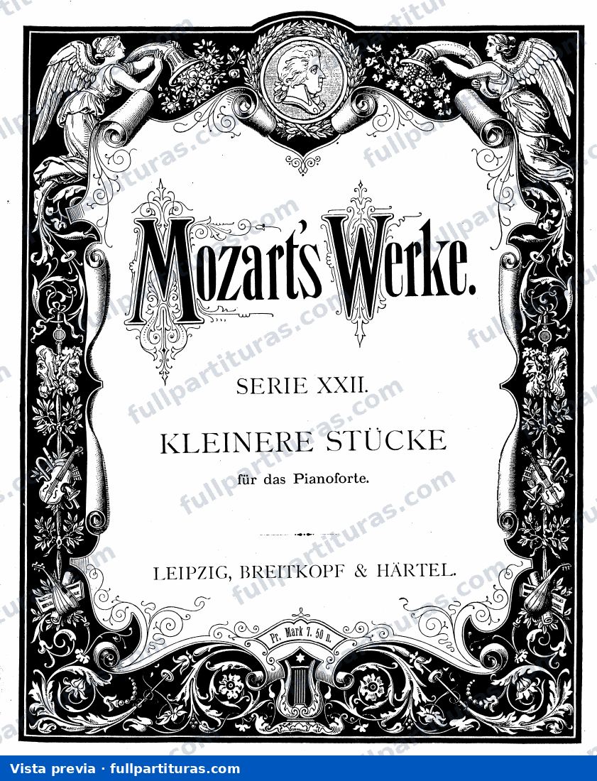 Minuet in G major, K.1/1e — preview