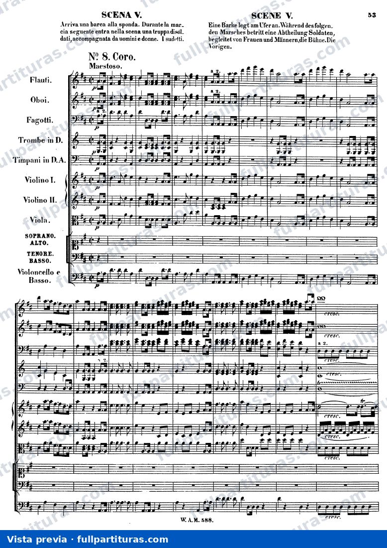 Cosi fan Tutte: Acto I, Escenas 5–13 — preview