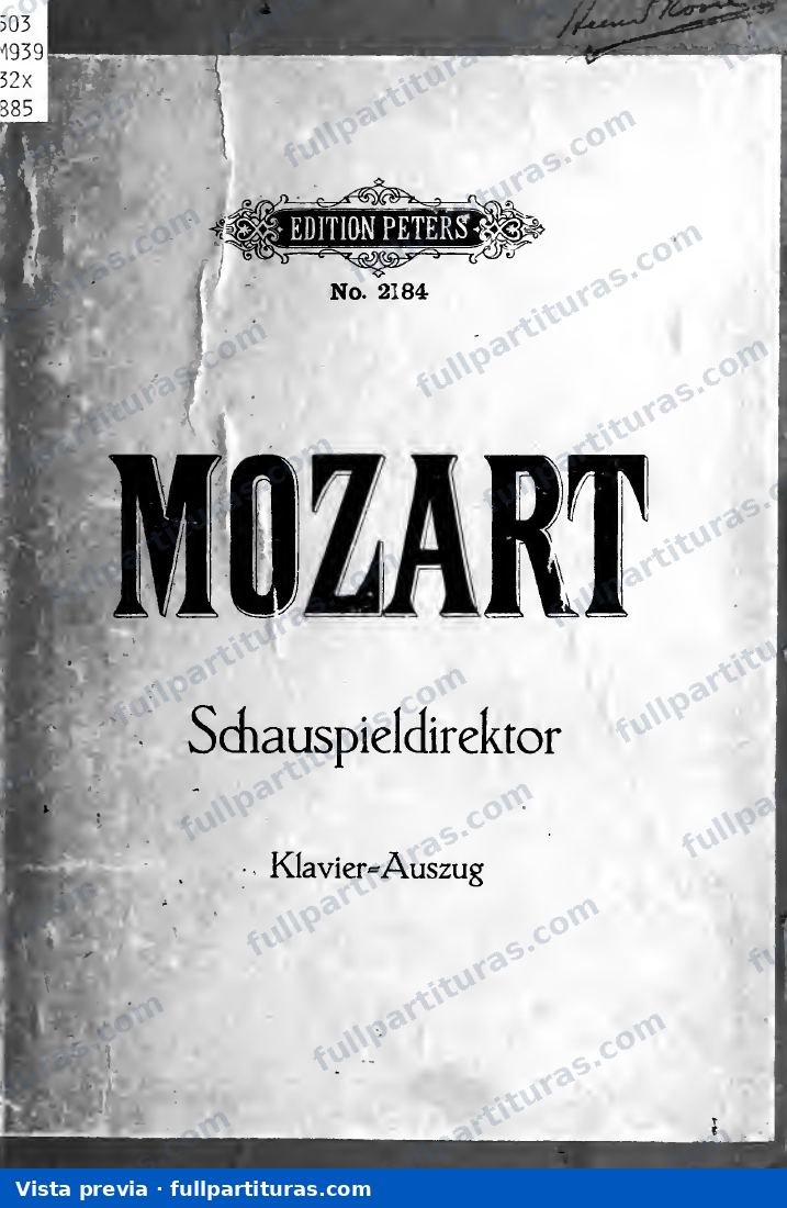 Der Schauspieldirektor (2) — preview