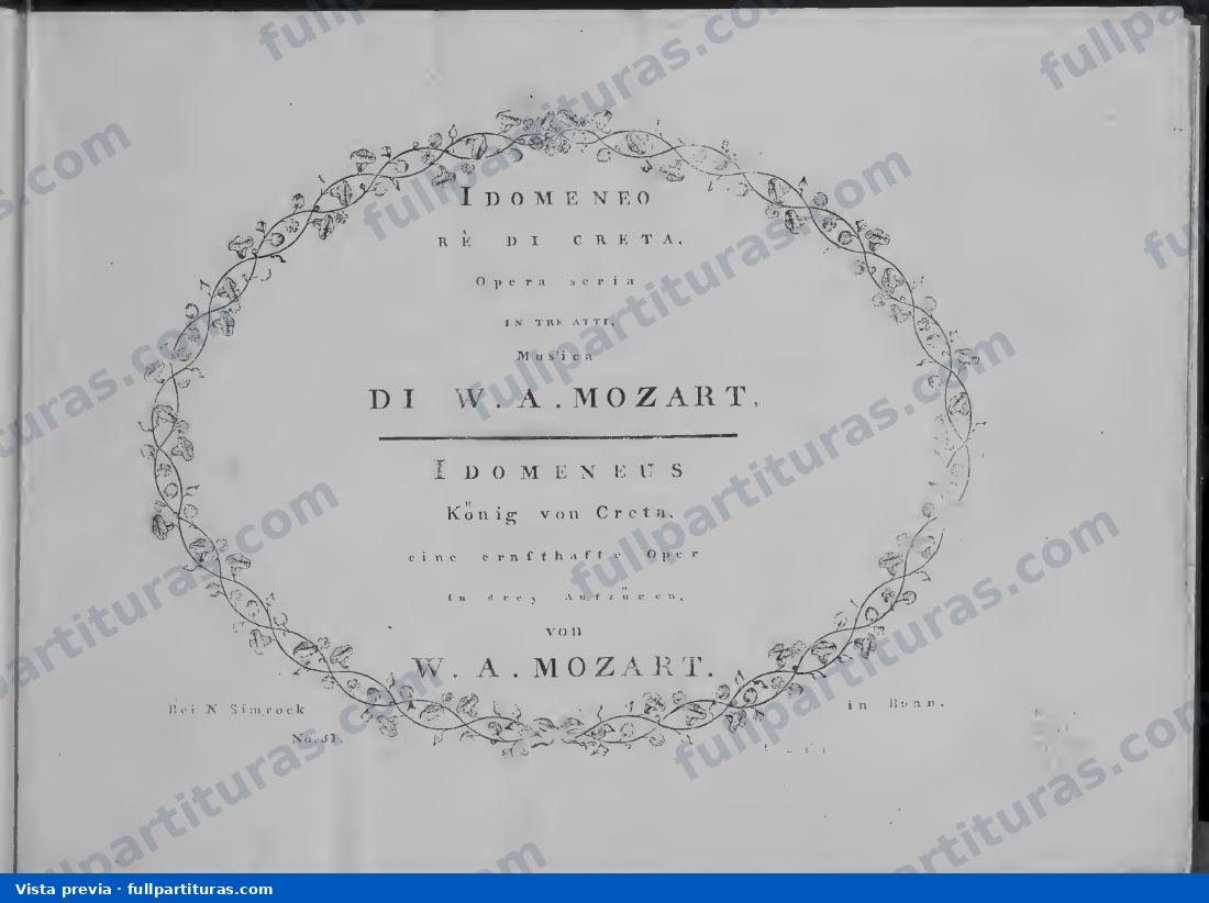 Idomeneo — preview