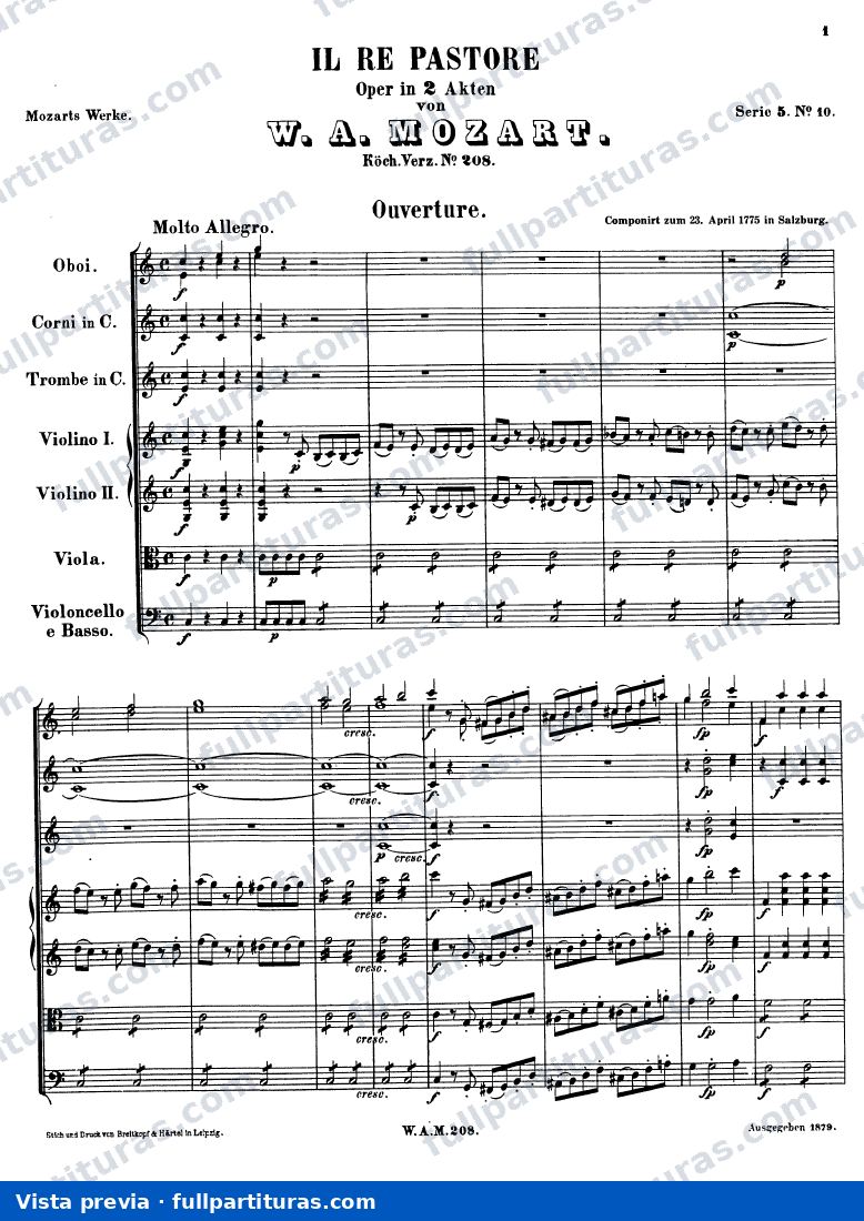 No. 1: Overtura. Molto allegro — preview