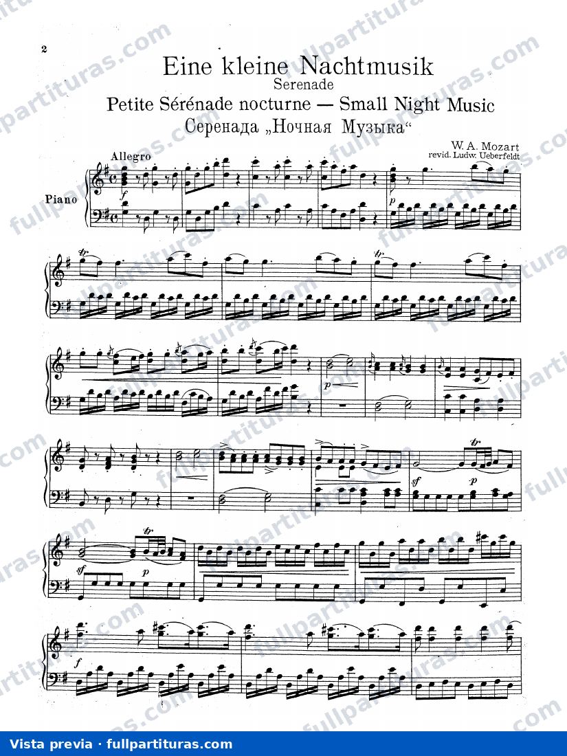 Versión para piano — preview