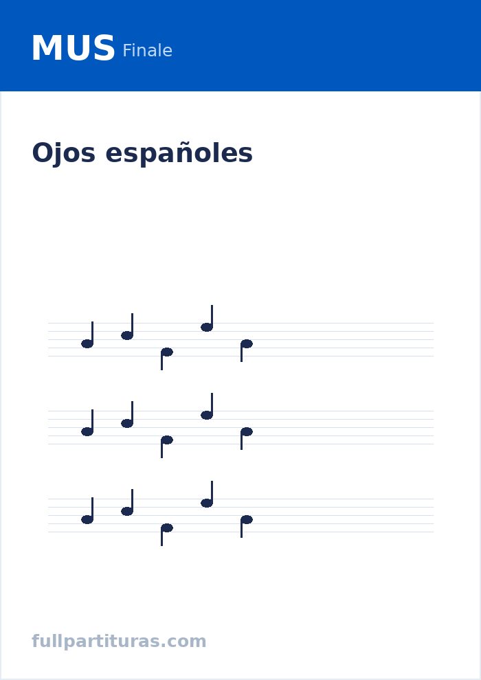 Ojos españoles — предварительный просмотр
