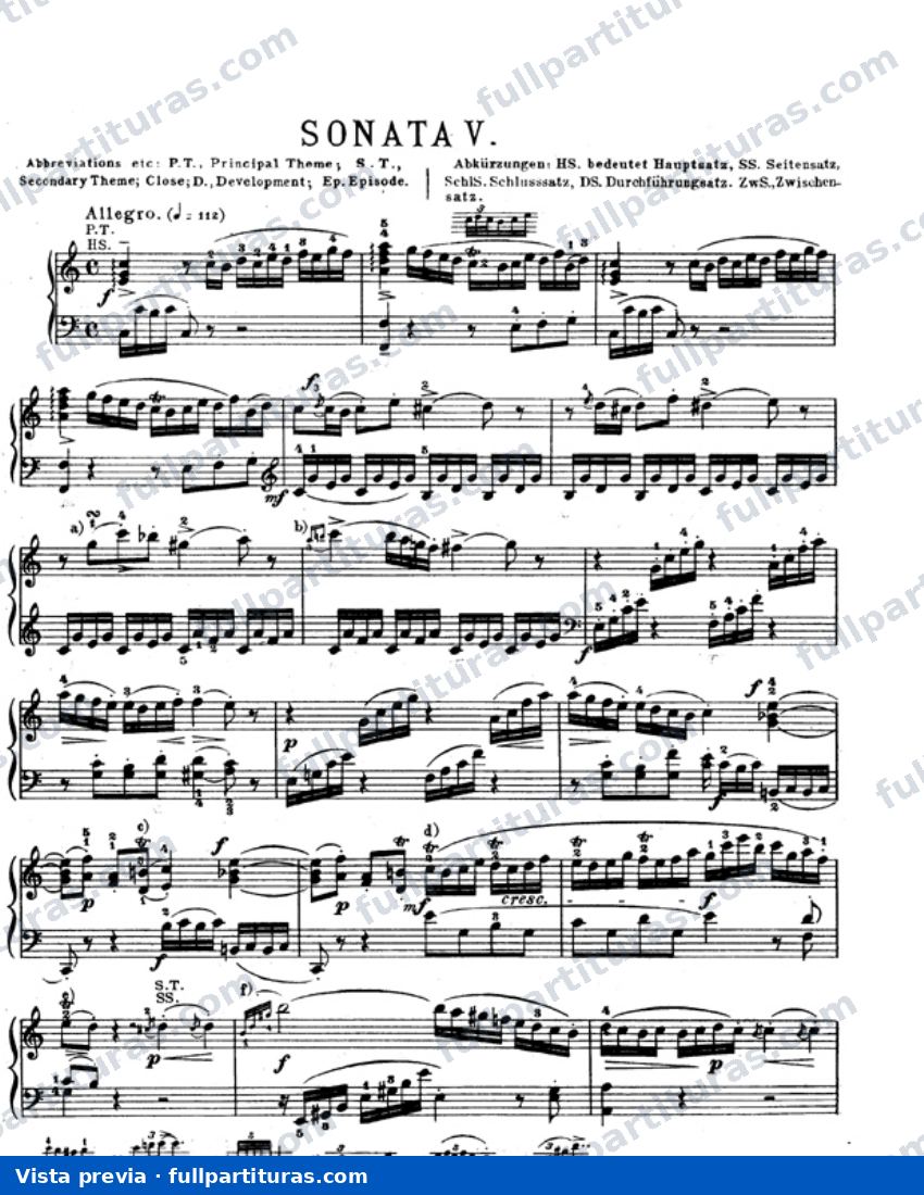 Sonata KV 279 — preview