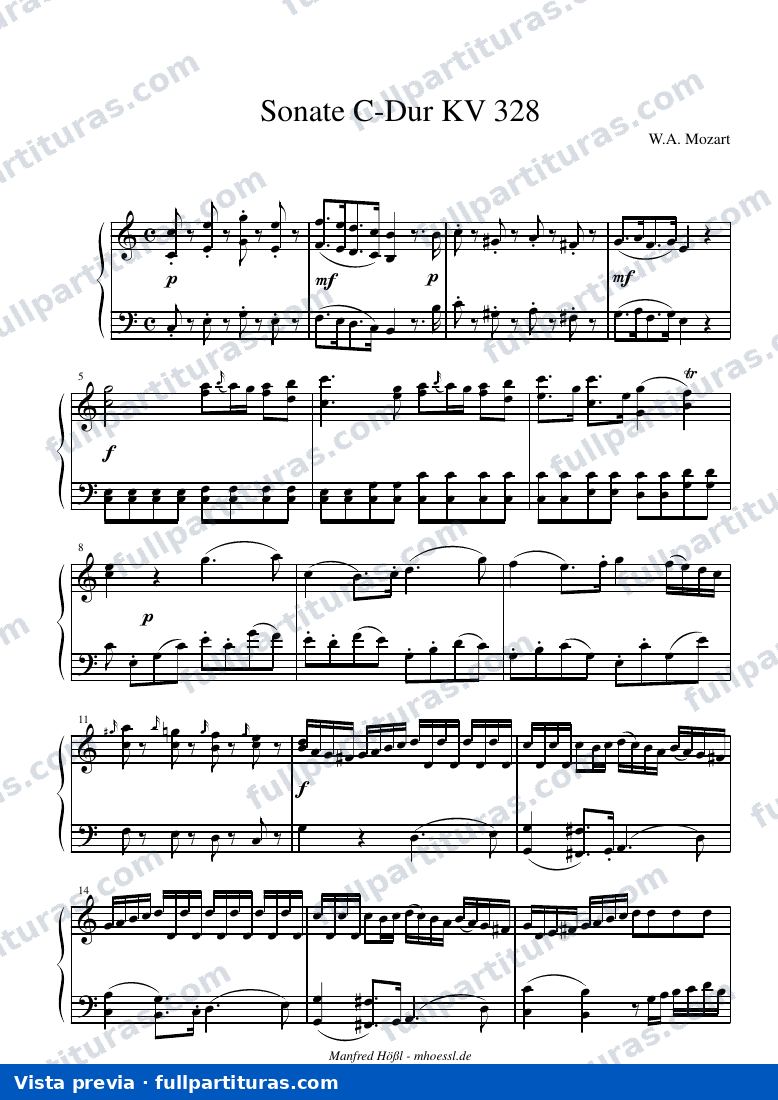 Sonata KV 328 — preview