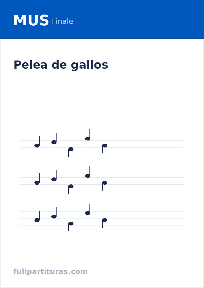 Pelea de gallos — aperçu