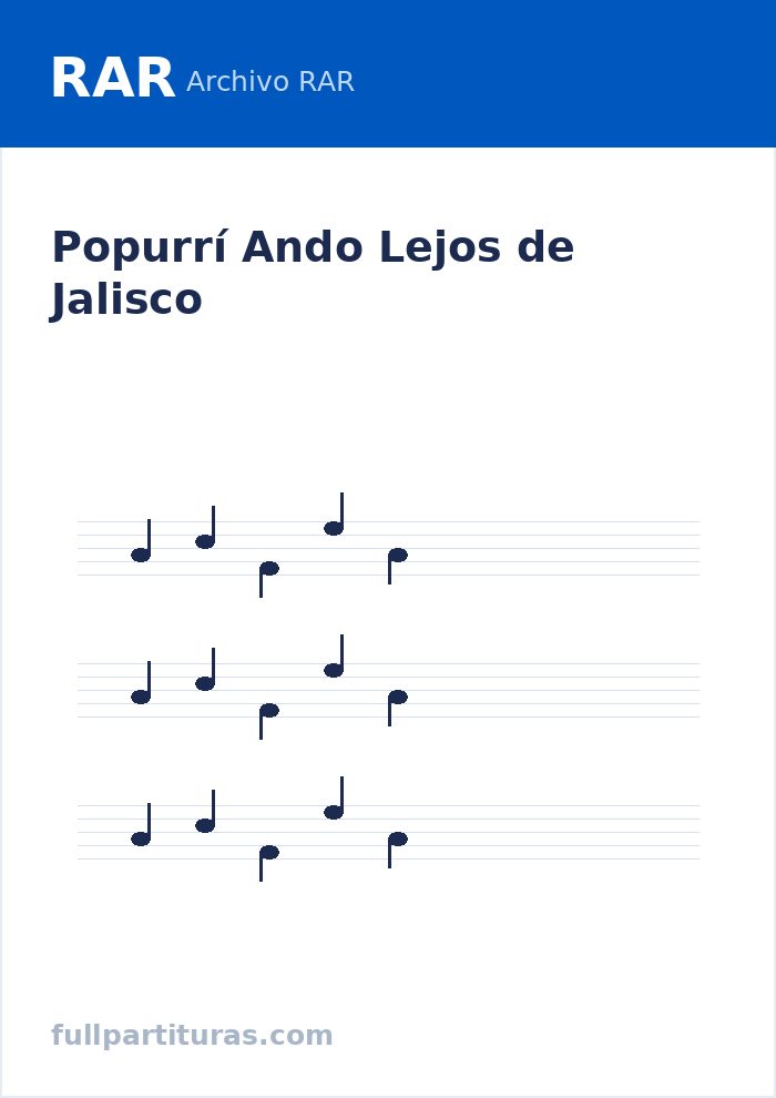Popurrí Ando Lejos de Jalisco — Vorschau