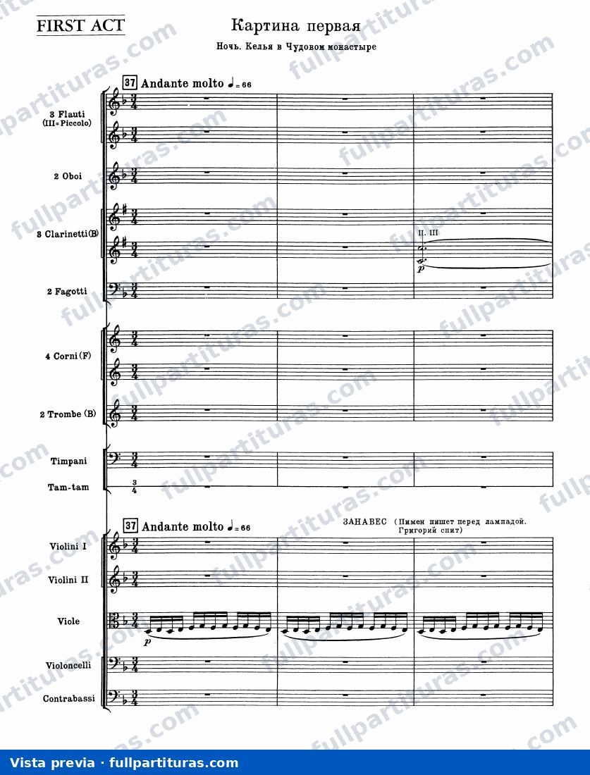 Boris Godunov: Acto 1 — vista previa