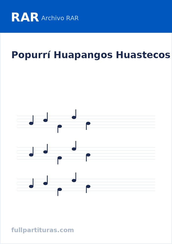 Popurrí Huapangos Huastecos — Vorschau