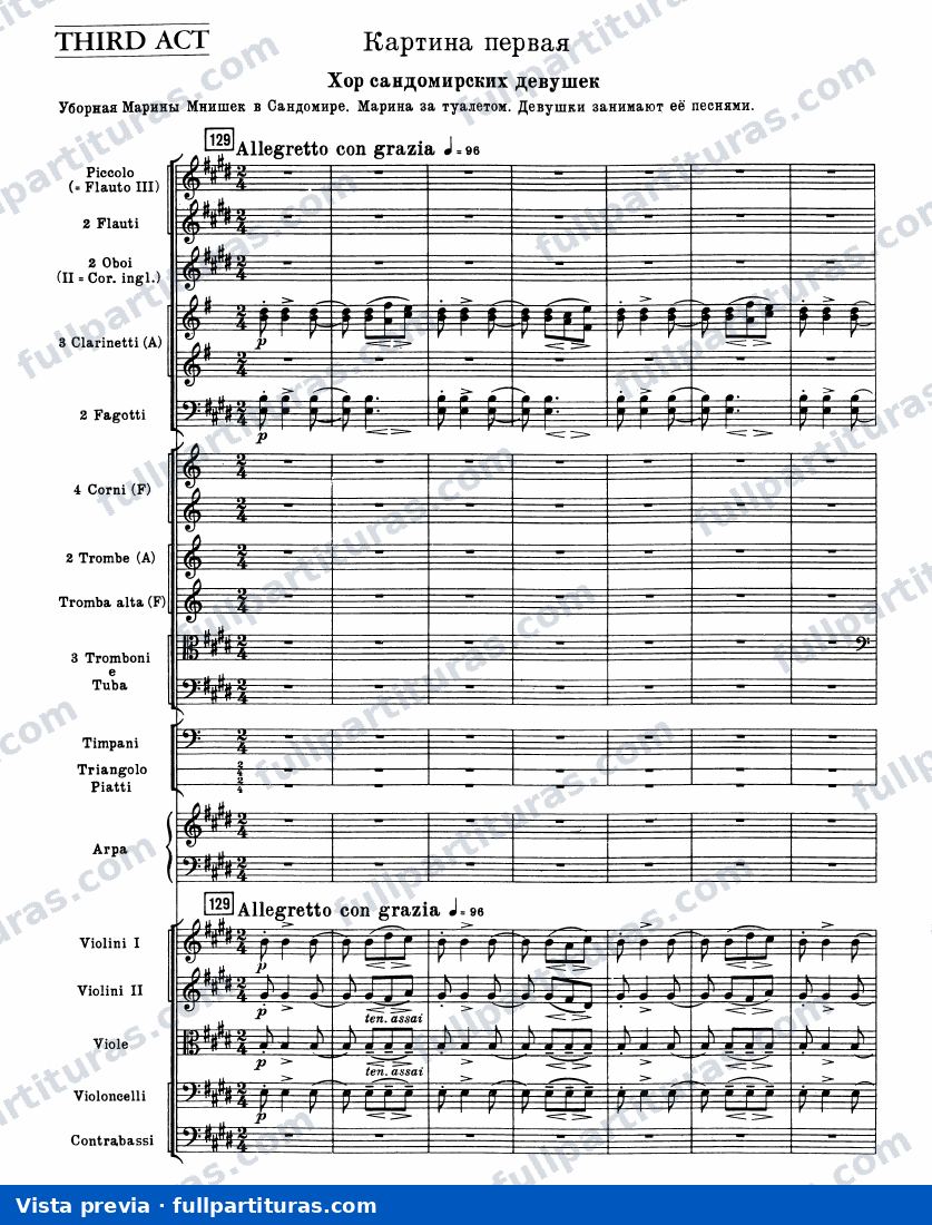 Boris Godunov: Acto 3 — vista previa