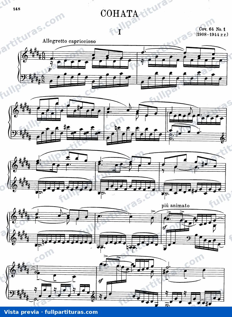 Piano Sonata No.5, Op.64 No.1 — preview