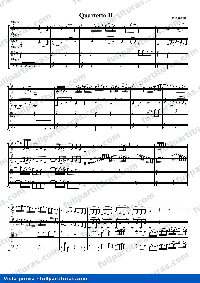 String Quartet No.2 — vista previa