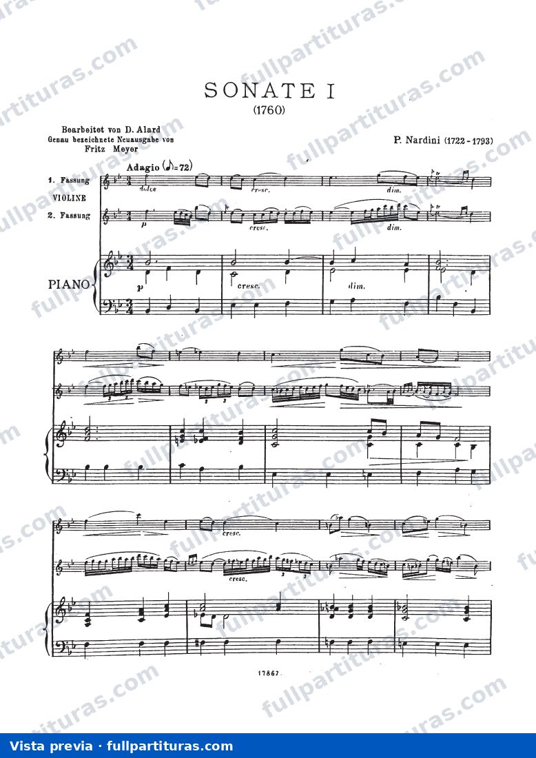 Viola Sonata in B-flat major — preview