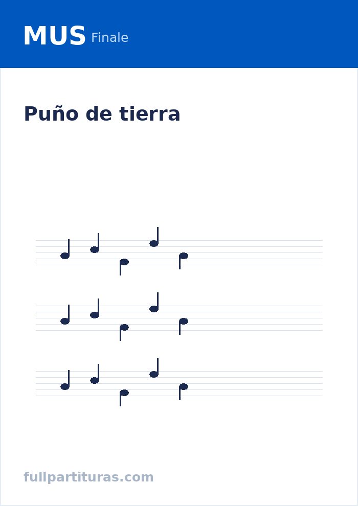 Puño de tierra — Vorschau