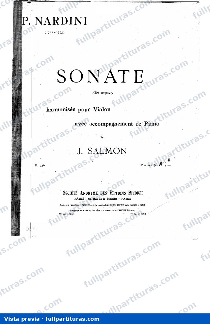 6 Violin Sonatas, Op.2 — preview