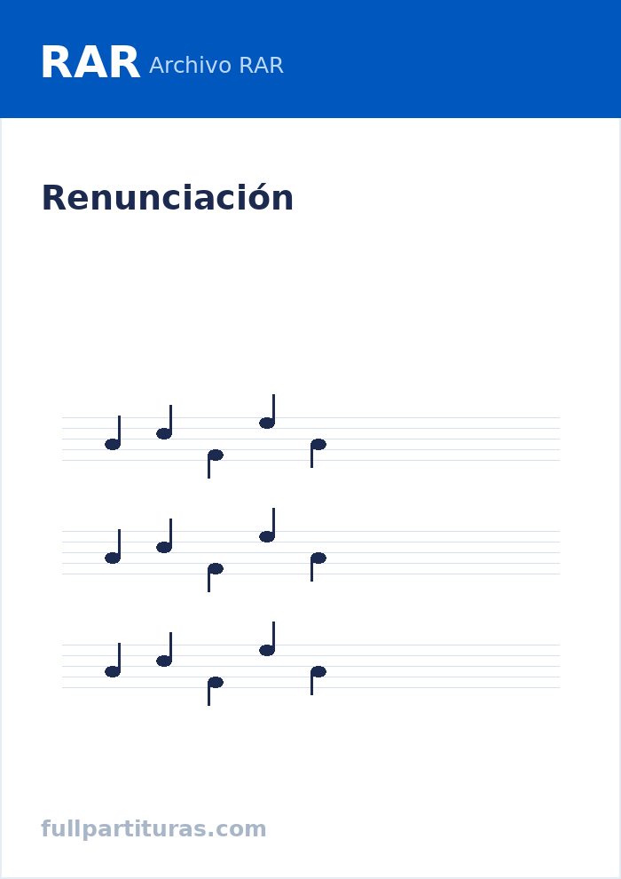 Renunciación — Vorschau
