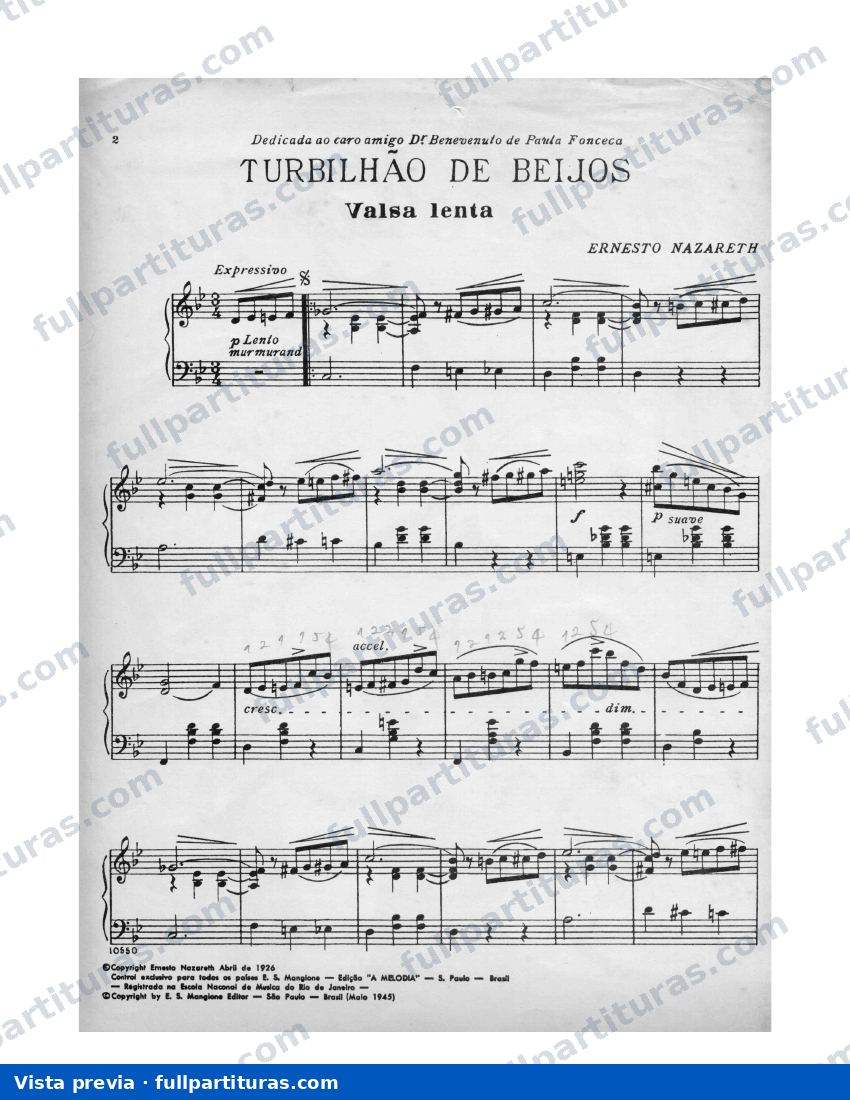 Turbilhao de Beijos — preview