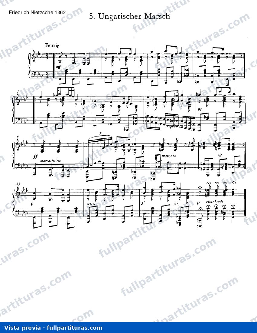 Ungarischer Marsch — preview
