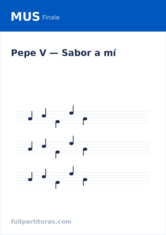 Sabor a mí — anteprima