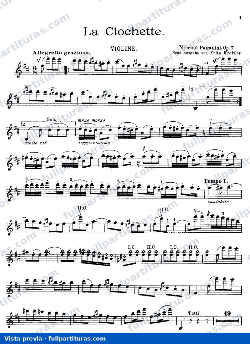 La Campanella Op. 7 — preview