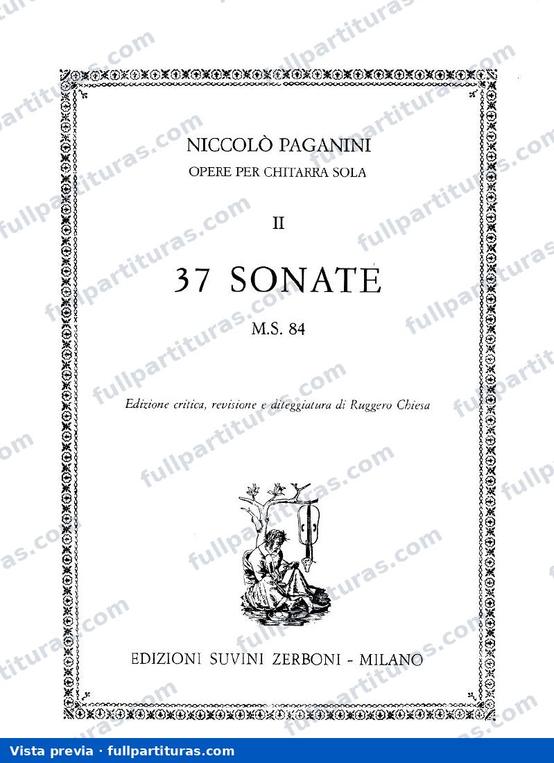 37 sonatas para guitarra solista M.S. 84 — preview