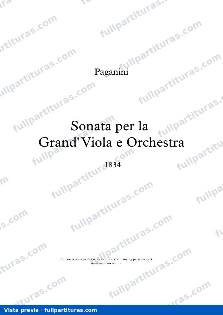 Sonata per la Grand Viola — preview