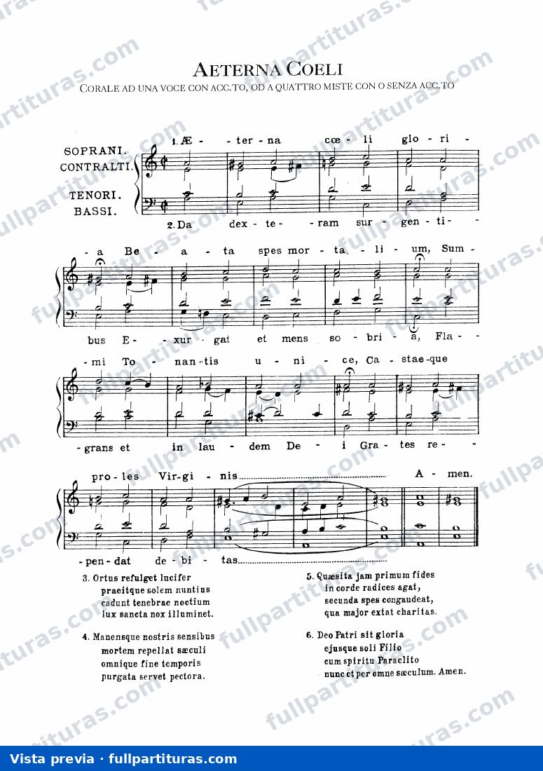 Aeterna Coeli — preview