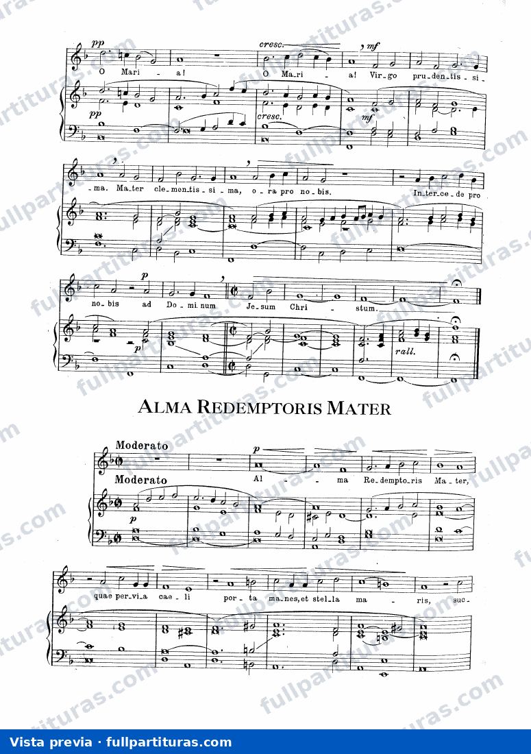 Alma Redemptoris Mater — preview