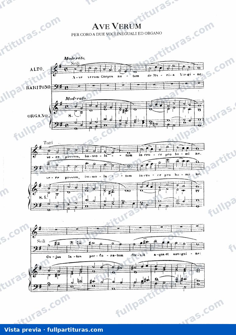Ave Verum — preview