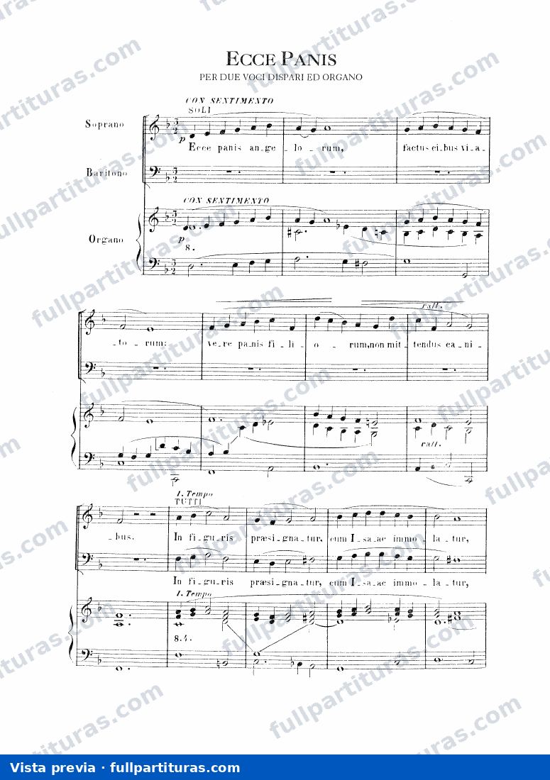 Ecce Panis — preview
