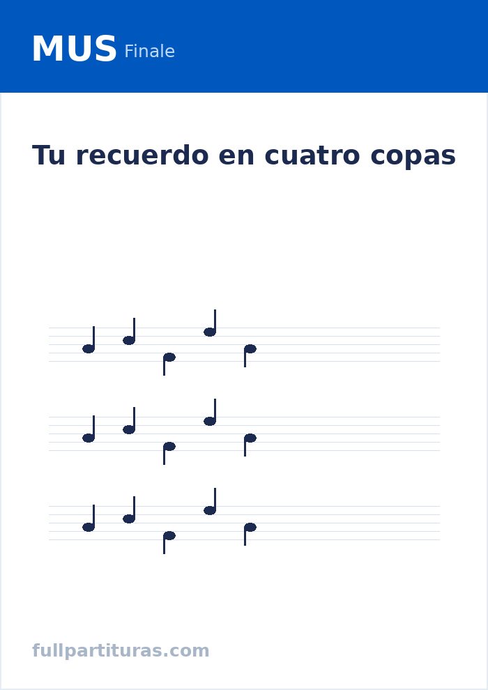 Tu recuerdo en cuatro copas — anteprima