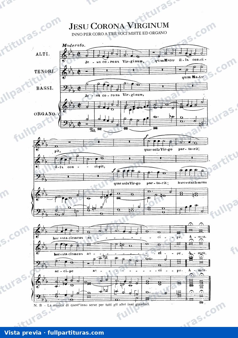 Jesu Corona Virginum — preview