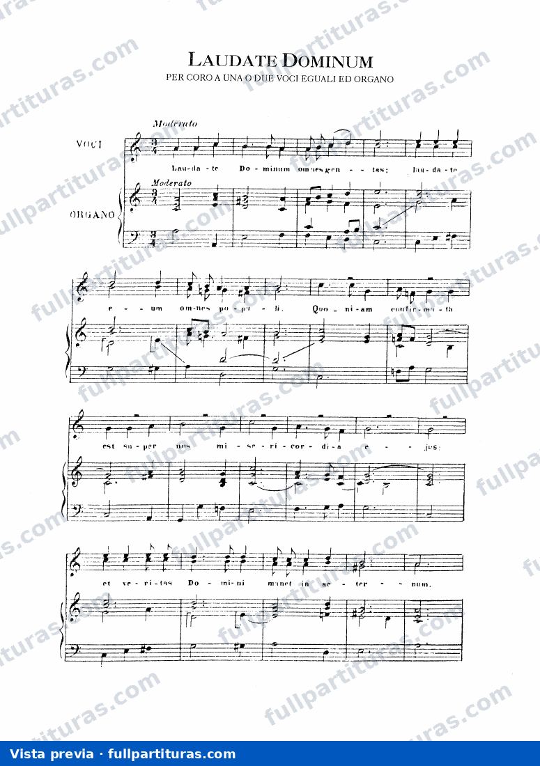 Laudate Dominum — preview