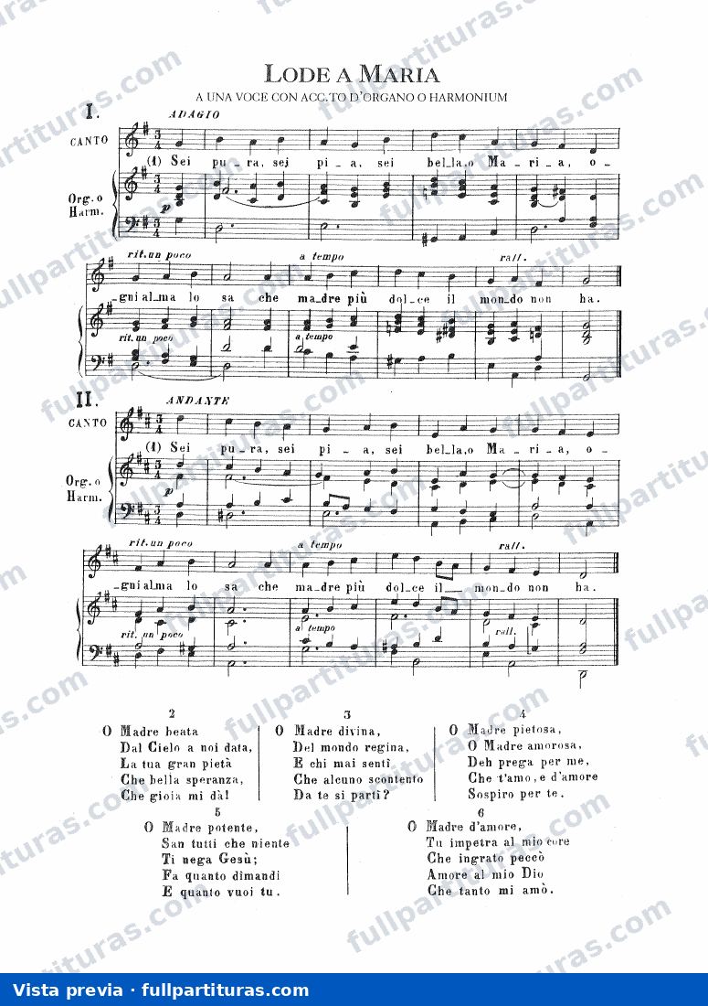 Lode a Maria — preview
