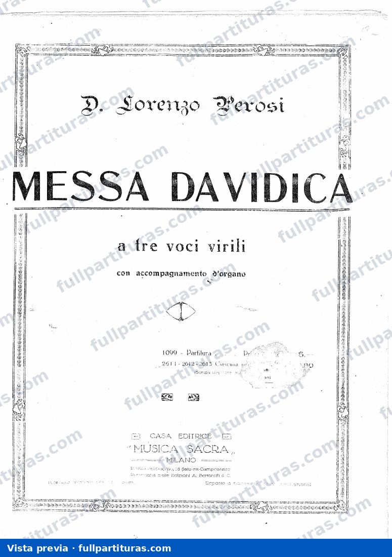 Missa Davidica — preview