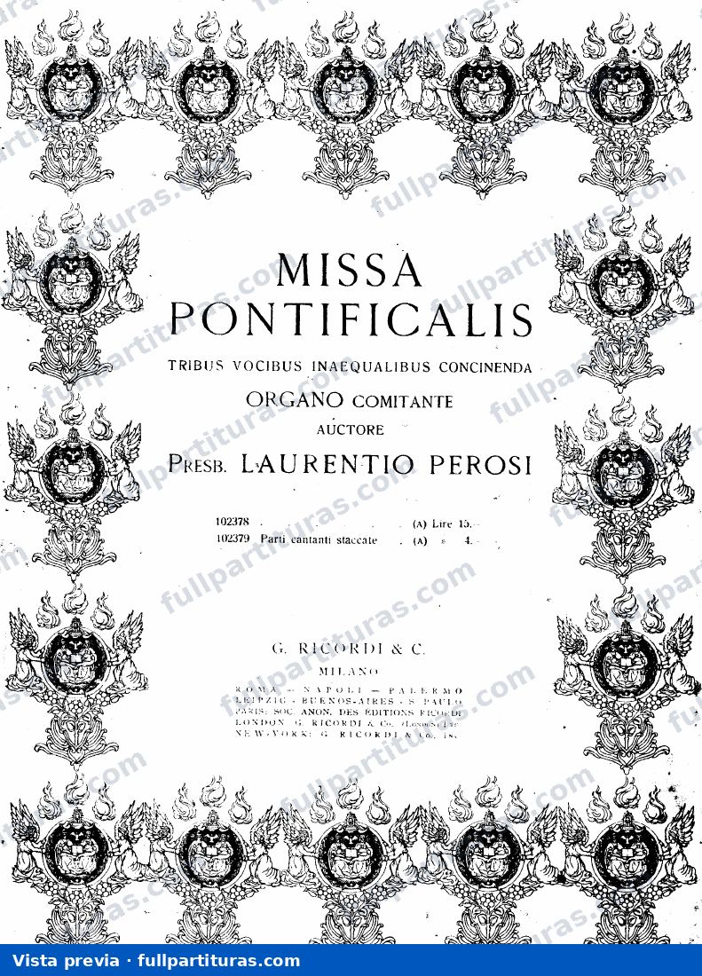 Missa Pontificalis (prima) — preview