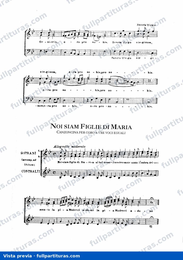 Noi siam figli di Maria — preview